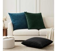 vidaXL Federa 6 pcs HEERLEN Blu 65 x 65 cm Velluto