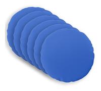 vidaXL Federa 6 pcs HEERLEN Blu Reale Ø 40 cm Poliestere