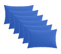 vidaXL Federa 6 pcs HEERLEN Blu Reale 30 x 50 cm Poliestere