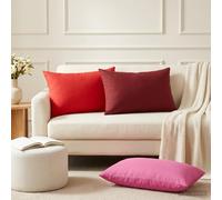 vidaXL Federa 6 pcs HEERLEN Rosa 50 x 80 cm Poliestere