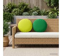 vidaXL Federa 6 pcs HEERLEN Verde Ø 30 cm Poliestere
