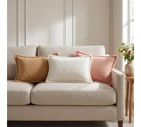 vidaXL Federa 6 pcs HOUTEN Beige 30 x 50 cm Bouclé