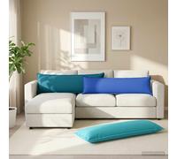 vidaXL Federa HOUTEN Blu Reale 40 x 145 cm Poliestere