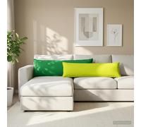 vidaXL Federa HOUTEN Verde brillante. 40 x 145 cm Poliestere