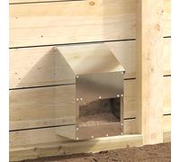 vidaXL Feeder per pollo Argento 21 x 16 x 33 cm 3 kg Acciaio zincato