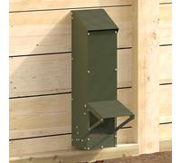 vidaXL Feeder per pollo Verde oliva 13 x 12 x 51 cm
