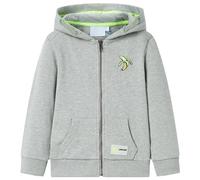 Felpa con Cappuccio e Cerniera da Bambino Cachi Chiaro Mélange 104