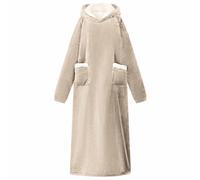 vidaXL Felpa coperta Beige L Pile e Flanella