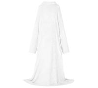 vidaXL Felpa coperta Bianco F Flanella