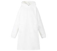 vidaXL Felpa coperta Bianco L Pile e Flanella