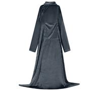 vidaXL Felpa coperta Blu navy Flanella