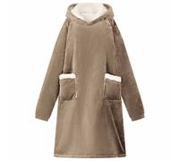vidaXL Felpa coperta Cammello L Pile e Flanella