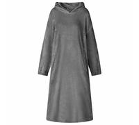 vidaXL Felpa coperta Grigio scuro s Flanella