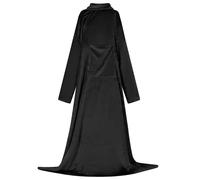 vidaXL Felpa coperta Nero Flanella