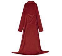 vidaXL Felpa coperta Rosso Bordeaux F Flanella