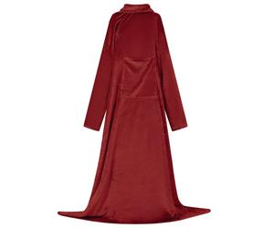 vidaXL Felpa coperta Rosso Bordeaux F Flanella