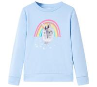vidaXL Felpa da Bambina Azzurra 128