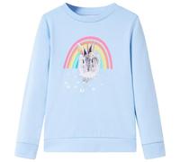 vidaXL Felpa da Bambina Azzurra 92
