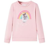 vidaXL Felpa da Bambina Rosa Chiaro 128