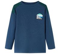 vidaXL Felpa da Bambino Blu Marino 116