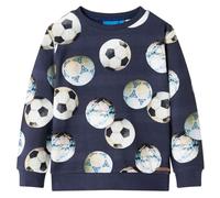 vidaXL Felpa da Bambino Blu Marino 128