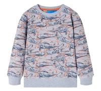 vidaXL Felpa per Bambini Grigio mélange 116