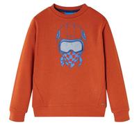 vidaXL Felpa per Bambini Ruggine Chiaro 140