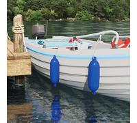 vidaXL Fendini per barche 2 pz Ø 14 x 50 cm Blu PVC