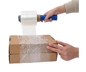 vidaXL Film Estensibili 50 pz Trasparenti 23 μm 10 cm x 150 m