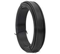 vidaXL Filo di Recinzione Antracite 80 m PVC, Giardino e terrazza, Rete in Acciaio, Resistente all'Acqua, barriera sicura per Esterni