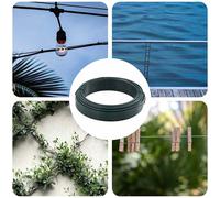 vidaXL Filo di recinzione Verde 80 m PVC