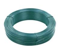 vidaXL Filo per Recinzioni Robusto Rivestimento in PVC Cavo per Legare Costruzioni Recinti 250 m 1,6/2,5 mm in Acciaio Zincato Verde Nerastro