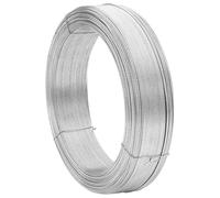 vidaXL Filo per Recinzioni Robusto Rivestimento in PVC Cavo per Legare Costruzioni Recinti 250 m 2 mm in Acciaio Zincato Argento