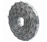 vidaXL Filo spinato 50 m BTO-22 Acciaio zincato a caldo