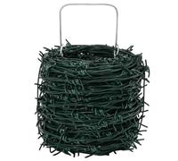 vidaXL Filo Spinato Verde a Rotolo 100 m