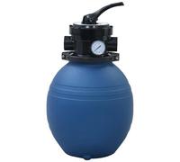 VIDAXL - Filtro a Sabbia per Piscine Valvola a 4 Posizioni Blu 300 mm