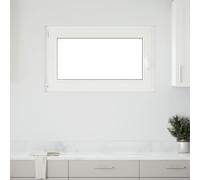 vidaXL Finestra Seminterrato RISOR 100x50 cm Anta Ribalta DIN Sinistra, Finestra di Uscita, Finestra della tramoggia, Finestra nel seminterrato