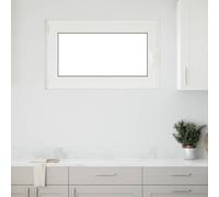 vidaXL Finestra Seminterrato RISOR 100x70 cm Anta Ribalta DIN Sinistra