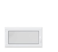 vidaXL RISOR - Finestra in PVC per cantina, 110 x 70 cm, bianca, inclinabile e girevole, con isolamento acustico/termico