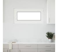 vidaXL Finestra per Soffitta RISOR 100 x 50 cm PVC e Vetro Bianco