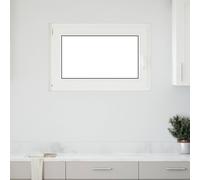vidaXL Finestra per Soffitta RISOR 100 x 50 cm PVC e Vetro Bianco