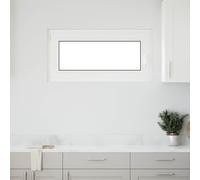 vidaXL Finestra per Soffitta RISOR 100 x 50 cm PVC e Vetro Bianco