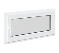 vidaXL Finestra per Soffitta RISOR 100 x 50 cm PVC e Vetro Bianco, Solaio, Isolamento Termico Moderno, Finestre Energy Efficient, Fissaggi in Vetro PVC Silenziati