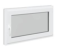 vidaXL Finestra per Soffitta RISOR 100 x 70 cm PVC e Vetro Antracite, Solaio, Isolamento Termico Moderno, Finestre Energy Efficient, Fissaggi in Vetro PVC Silenziati