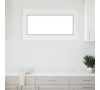 vidaXL Finestra per Soffitta RISOR 110 x 60 cm PVC e Vetro Bianco