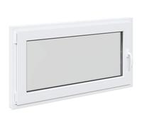 vidaXL Finestra per Soffitta RISOR 110 x 70 cm PVC e Vetro Bianco, Solaio, Isolamento Termico Moderno, Finestre Energy Efficient, Fissaggi in Vetro PVC Silenziati