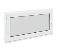 vidaXL Finestra per Soffitta RISOR 120 x 60 cm PVC e Vetro Bianco, Solaio, Isolamento Termico Moderno, Finestre Energy Efficient, Fissaggi in Vetro PVC Silenziati