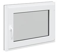 vidaXL Finestra per Soffitta RISOR 60 x 100 cm PVC e Vetro Antracite, Solaio, Isolamento Termico Moderno, Finestre Energy Efficient, Fissaggi in Vetro PVC Silenziati