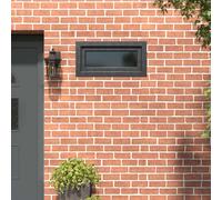 vidaXL Finestra per Soffitta RISOR 80 x 40 cm PVC e Vetro Antracite