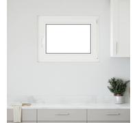 vidaXL Finestra per Soffitta RISOR 80 x 70 cm PVC e Vetro Antracite